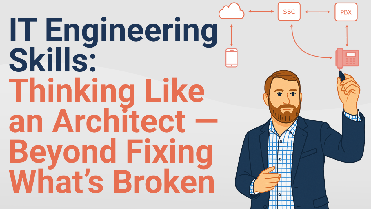 IT Engineering Skills: Thinking Like an Architect — Beyond Fixing What’s Broken