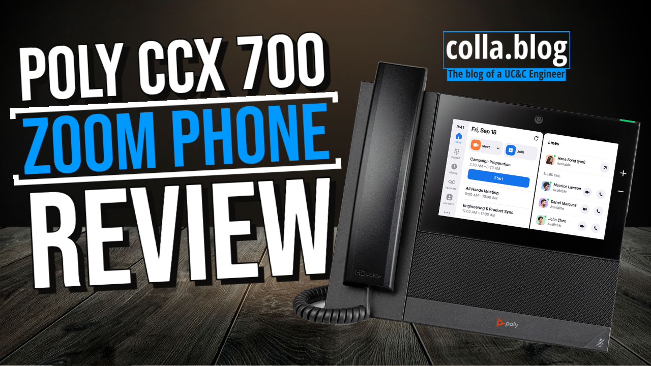 Poly CCX 700 Zoom Phone Review